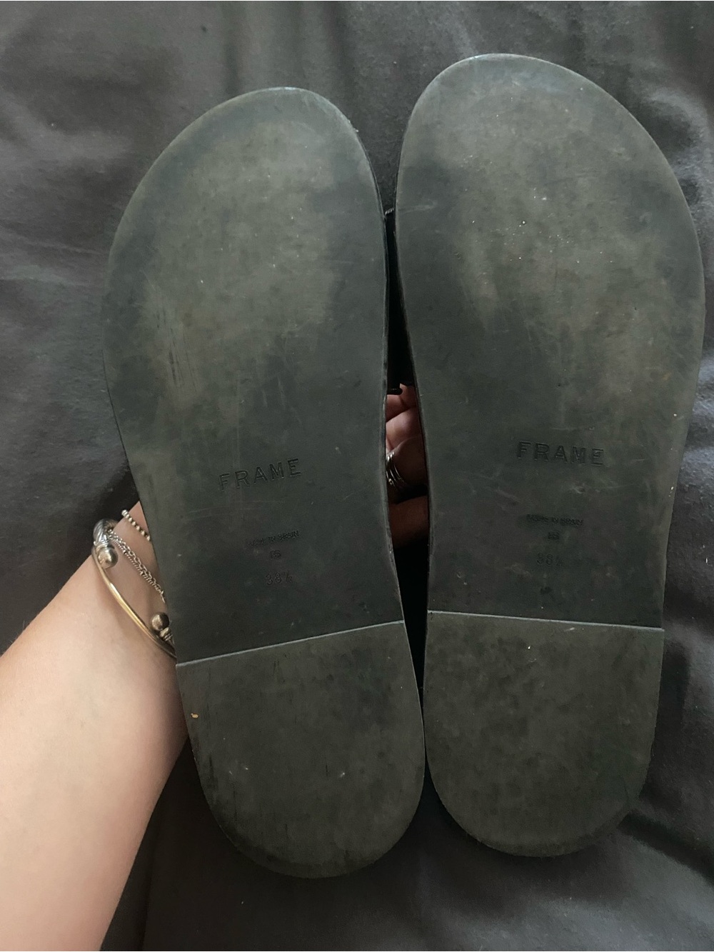 Frame leather slides - Picture 3 of 4